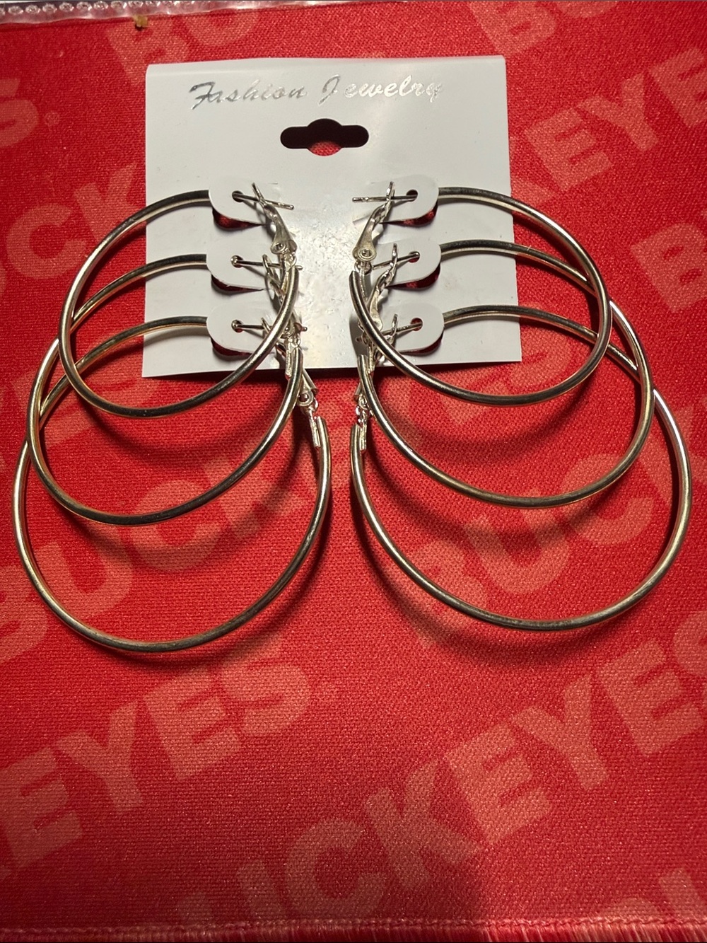Fashion Jewelry Silver Multi-Hoop Earring Set